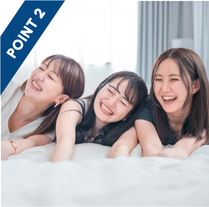 POINT1 シングルルーム多数